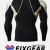 FIXGEAR C2L-B19B Compression Base Layer Shirt