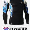 FIXGEAR C2L-B19B Compression Base Layer Shirt
