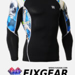 FIXGEAR C2L-B19B Compression Base Layer Shirt