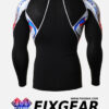 FIXGEAR C2L-B19R Compression Base Layer Shirt