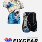 FIXGEAR CFS-P2S-B19B Set Compression Base Layer Shirt & Compression Drawer Shorts