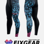 FIXGEAR FPL-H3 Compression Leggings Under Training Tights Base layer Pants MMA
